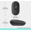 LOGITECH POP pelė su jaustukais – GRAPHITE – BT – EMEA28i-935 – FY25,TERRA