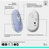 Myszka Logitech POP ICON Pelė belaidė violetinė