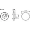 Lubinis šviestuvas Airam Zeo Duo 280 lubos, 850 lm, 12 W, su keičiama šviesos spalva