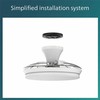 Lubinis šviestuvas Philips Lubinis ventiliatorius su lempa Bliss 929004081701, 35 W