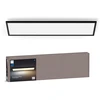 Lubinis šviestuvas Philips Hue Aurelle rectangular panel light, Juodas, 120 x 30 cm | 2200-6500 Hue Baltas Ambiance