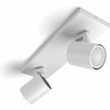 Lubinis šviestuvas Philips Hue Baltas Amb. Runner Spot 2 flg. Weiß 2x350lm inkl. Dimmschalter