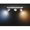 Lubinis šviestuvas Philips Hue Baltas Ambiance Runner Deckenleuchte baltas + Dimmschalter • 3er-Spot