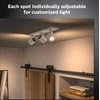 Lubinis šviestuvas Philips Hue Baltas Ambiance Runner Deckenleuchte baltas + Dimmschalter • 3er-Spot