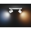 Lubinis šviestuvas Philips Hue Baltas Amb. Runner Spot 2 flg. Weiß 2x350lm inkl. Dimmschalter