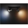 Lubinis šviestuvas Philips Hue Runner baltas ambiance -älyspottivalaisin, 2-osainen, musta, BT, 2 x 4,2 W
