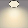 Lubinis šviestuvas Paviršinis LED šviestuvas PHILIPS SUPERSLIM, IP44, 18 W, 2700 K, 1500 lm, dimer., juodos sp., Ø29 cm