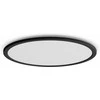 Lubinis šviestuvas Paviršinis LED šviestuvas PHILIPS SUPERSLIM, IP44, 18 W, 2700 K, 1500 lm, dimer., juodos sp., Ø29 cm