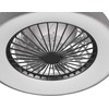 Lubinis šviestuvas Trio Farsund -LED-tuuletinvalaisin 47 cm, 30 W, harmaa