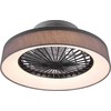 Lubinis šviestuvas Trio Farsund -LED-tuuletinvalaisin 47 cm, 30 W, harmaa