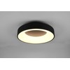 Lubinis šviestuvas Trio Girona -LED-plafondi, 45 cm, musta, 3100 lm, 3000 K, jungiklio reguliatorius