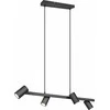 Lubinis šviestuvas Trio Marley -riippuvalaisin 80 cm, 4-osainen, GU10, mattamusta