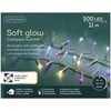 Lumineo Soft glow twinkle monivärinen koristevalosarja ulkokäyttöön, 11 metriä
