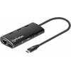 Adapteris USB Manhattan MANHATTAN USB -C 3.2 Gen 1-Adapteris,HDMI,USB,USB-C-PD,RJ45,SD