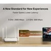 Maršrutizatorius MERCUSYS MR25WBE EasyMesh WiFi7 maršruto parinktuvas (BE3600, 2,4 GHz / 5 GHz, 1xGbEWAN, 3xGbELAN)