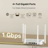 Maršrutizatorius MERCUSYS MR25WBE EasyMesh WiFi7 maršruto parinktuvas (BE3600, 2,4 GHz / 5 GHz, 1xGbEWAN, 3xGbELAN)