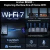 TP-LINK | Archer BE400 BE6500 Dual-Band Wi-Fi 7 Maršrutizatorius | 802.11ax | Ethernet LAN (RJ-45) jungtys 4 | Mesh Support Yes | MU-MiMO Yes | No mobile broadband | Antenna type External