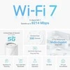 Maršrutizatorius TP-Link Deco BE65-5G WiFi 7 Mesh sistema 5G BE11000 Tri-Band, 3x 2.5 GbE LAN/WAN