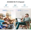 Maršrutizatorius TP-LINK | AX3000 Mesh WiFi 6 stiprintuvas | RE705X | 802.11ax | „Mesh“ palaikymas: taip | 2402+574 Mbit/s | Ethernet LAN (RJ-45) jungtys: 1 | Nėra mobiliojo plačiajuosčio ryšio | MU-MiMO: ne | Antenos tipas: 2x išorinės
