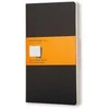 Užrašų knygutė Moleskine Cahier 9x14cm, linijomis, minkštu viršeliu, juodos spalvos