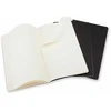 Užrašų knygutė Moleskine Cahier 9x14cm, linijomis, minkštu viršeliu, juodos spalvos