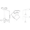Laikiklis Multibrackets MB PROJEKTORIAUS LUBŲ MONTAS 900-1600