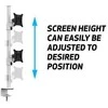 Laikiklis Multibrackets MB VESA DESKMOUNT OFFICELINE DUAL VERTICAL Juodas
