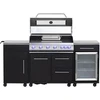 Mustang Gas grill Topaz 6+1 outdoor kitchen with fridge