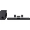 Namų kino sistema LG SQC4R garso juosta - Belaidis žemųjų dažnių garsiakalbis ir galiniai garsiakalbiai - 4,1 - 220 W - Dolby Digital - Bluetooth - Juodas