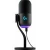 Logitech G Yeti GX Dynamic kardioidinis laidinis mikrofonas (juodas) su RGB | USB