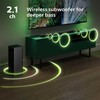 Namų kino sistema Philips 2.1 garso juosta su belaidžiu žemųjų dažnių garsiakalbiu tab6309/10