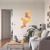 Sieninis šviestuvas Nanoleaf | Elementų medžio išvaizdos šešiakampių išplėtimo paketas (3 panelės) | Šaunus Baltas + Šiltas Baltas
