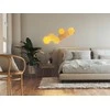 Sieninis šviestuvas Nanoleaf | Elementų medžio išvaizdos šešiakampių pradinis rinkinys (7 panelės) | Šaltos Baltos + Šiltos Baltos