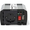 Nedis PIM30012FGY invertteri, 12 V, 300 W, muokattu siniaalto