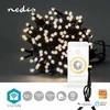 Nedis SmartLife Dekoratyvinis LED | Wi-Fi | 10m | Šiltai baltas | Šiltai baltas | 100 šviesos diodų | 10 m | Android™ / IOS