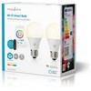 Żarówka LED Nedis WIFILRC20E27 Smartlife RGB E27 9W 2-pack