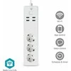 „Nedis Smartlife Power Strip“ – „Smartlife Power Strip“, WLAN, 3 x „Schutzkontakt“, 3680 W, 4 x USB