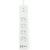 „Nedis SmartLife“ maitinimo ilgintuvas su „Wi-Fi“ | Hibridinis (CEE 7/7) / USB A / USB-C™ | 16 A | 3680 W | 2,00 m | 0–55 °C | „Android™“ / „IOS“ | „Weiss“
