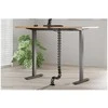 NEOMOUNTS CABLE SPINE ORGANIZER FOR SIT/STAND DESK FRAMES, SCREW MOUNTED, Juodas