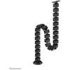 NEOMOUNTS CABLE SPINE ORGANIZER FOR SIT/STAND DESK FRAMES, SCREW MOUNTED, Juodas