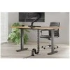 NEOMOUNTS CABLE SPINE ORGANIZER FOR SIT/STAND DESK FRAMES, SCREW MOUNTED, Juodas
