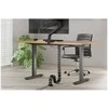NEOMOUNTS CABLE SPINE ORGANIZER FOR SIT/STAND DESK FRAMES, MAGNET MOUNTED, Juodas