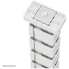 NEOMOUNTS CABLE SPINE ORGANIZER FOR SIT/STAND DESK FRAMES, MAGNET MOUNTED, Baltas