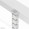 NEOMOUNTS CABLE SPINE ORGANIZER FOR SIT/STAND DESK FRAMES, MAGNET MOUNTED, Baltas