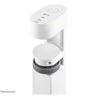 „Neomounts“ | Stalinis lizdas su spaustuku ir USB-C bei USB-A jungtimis – greitas įkrovimas | DS22-840WH6