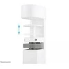 „Neomounts“ | Stalinis lizdas su spaustuku ir USB-C bei USB-A jungtimis – greitas įkrovimas | DS22-840WH6