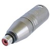 Neutrik XLR M - RCA adapteris