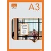 Nobo lipnus magnetinis rėmelis A3 2 vnt. oranžinis