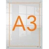 Nobo A3 plakato rėmelis, skaidrus akrilas