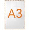 Stojak Nobo Rama akrylowa na biurko Premium Plus, A3